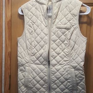 Van Heusen quilted cream vest